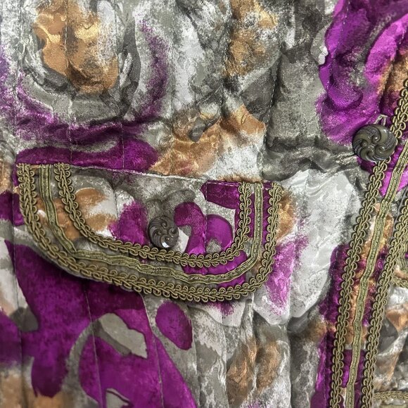 Howard Wolf Vintage Multicolor Floral Quilted Jacket - Picture 4 of 5